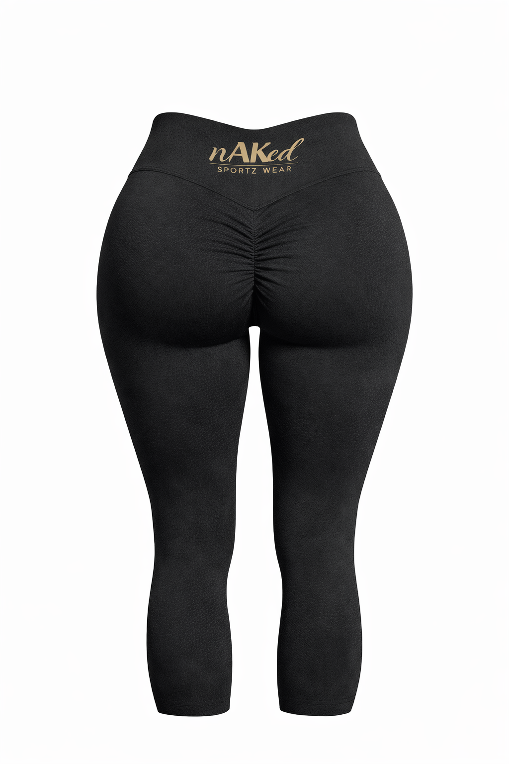 V Cut High Waisted Butt Lifting Seamless Scrunch Booty